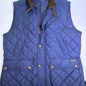 NWOT MEN'S POLO RALPH LAUREN NAVY BLUE QUILTED PUFFER VEST SIZE LARGE